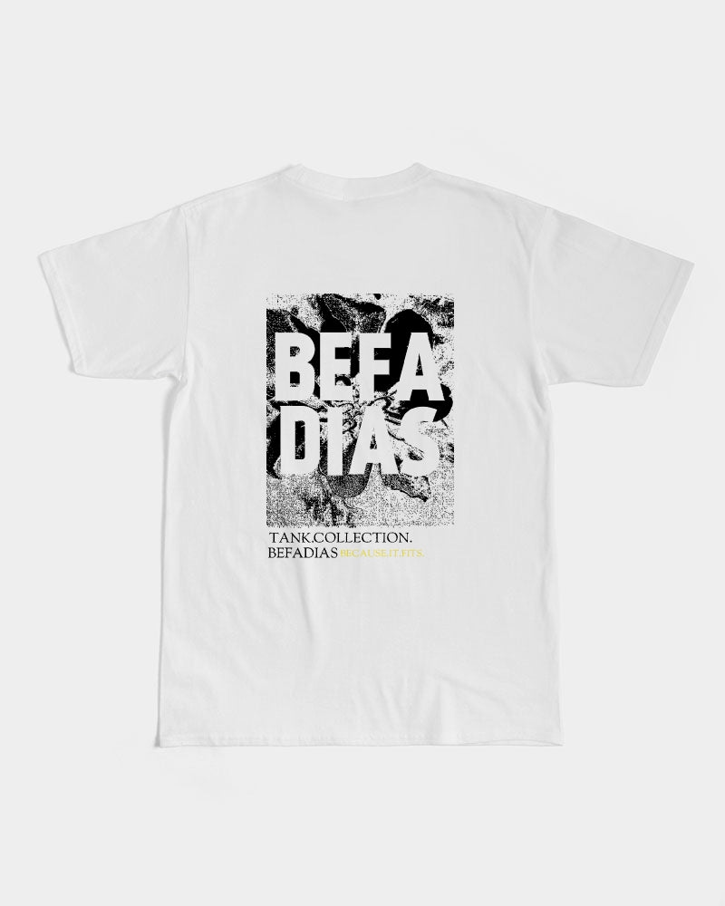 Classic befadias shirt |  Black / White Floral shirts | Because It Fits | flowers | floral |  Halloween |  mustard | writhing | crew neck | white shirt | bold | big writing | bold writing | big