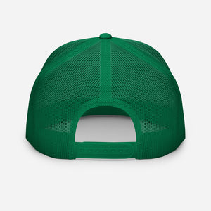 TANK Trucker Hat Mustard Sun || Green/White