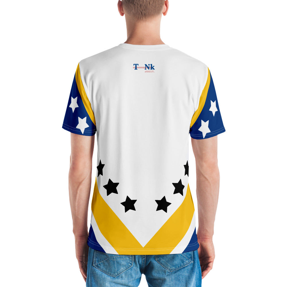 Massachusetts Emblem Seal Crew Neck || White