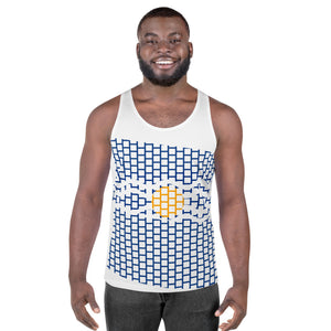 Sun and seas Barbados flag tank top