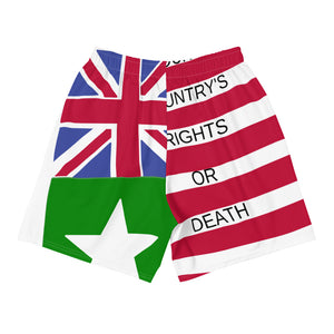 Texas Battle Flag, Red, White, Blue shorts