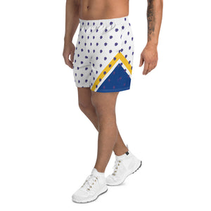 Massachusetts Mini Seal Overlay Shorts, White  