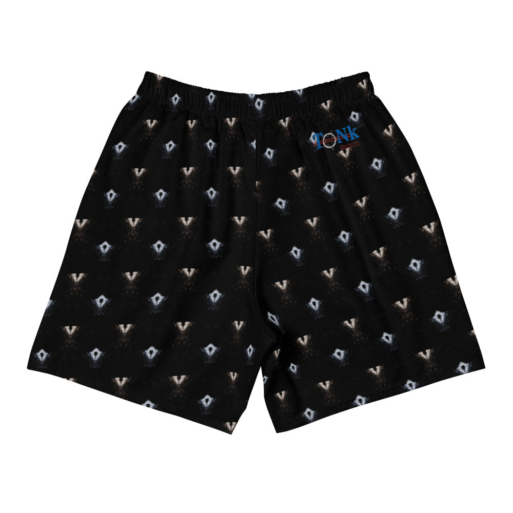 Retro Graphic Shorts, Black